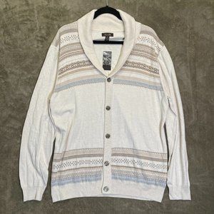 Tasso Elba Cashmere Blend Laying Cardigan Sweater